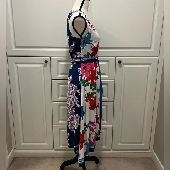 NWT Maeve |Anthropologie| Botanical belted Floral belted dress size 6 - Picture 5 of 15